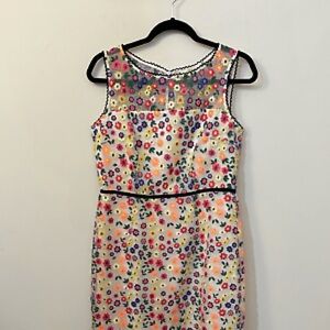 Boden Marjorie Organza Sheath Dress